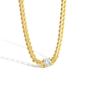 Shinning Curb Chain Necklace
