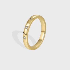 Bazel CZ Elegant Ring