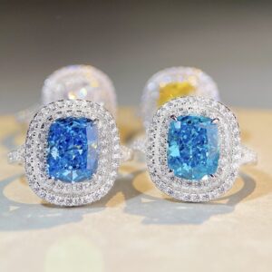 Blue Crushed Ice Cutting Rings