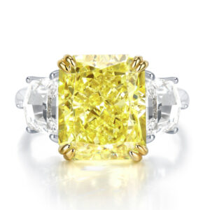 8x10 Crushed Ice Cutting Barguette Ring - Image 5
