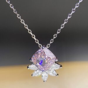 Crushed Ice Cutting Fishwire Necklace