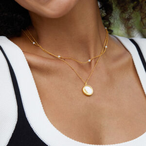 Two Side MOP Necklace - Image 3