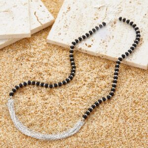 Black Onyx Chain Necklace