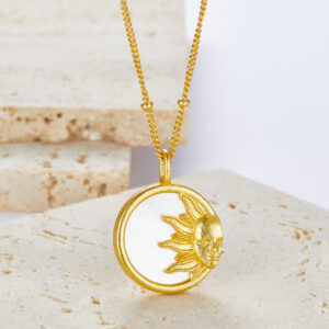 Two Side MOP Necklace - Image 6