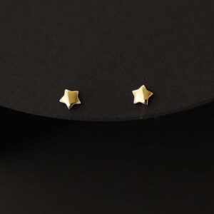 9K Star Stud Earrings