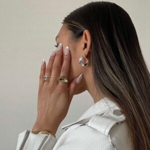 Plain Chanel Hoop