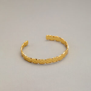 Wrinkle irregular opening bracelet