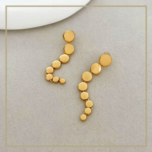 Disc Chic Long Earrings