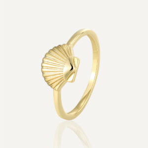 Shell Shape Metal Ring