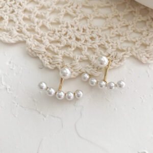 Pearl Jacket Earrings