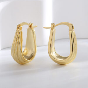Twisted Plain Earrings