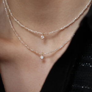 Drop Round Nature Necklace