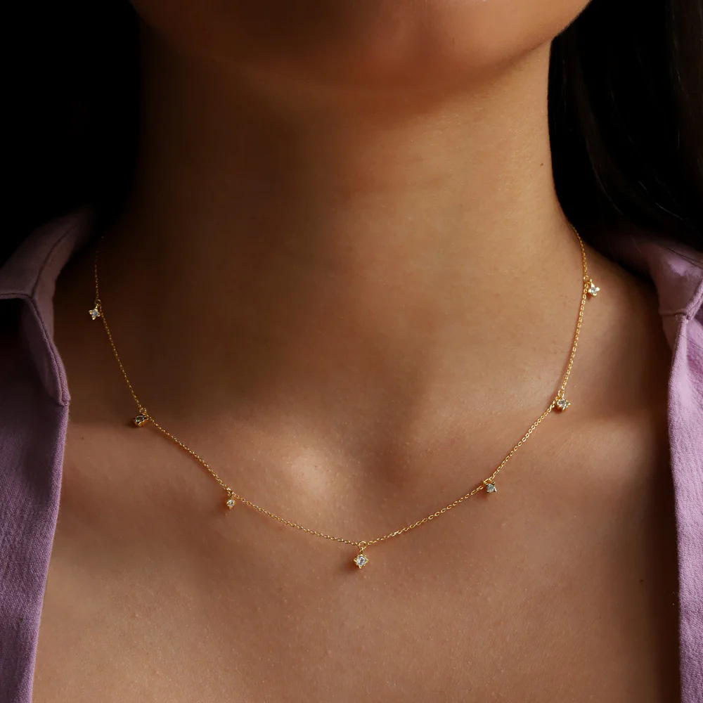 Star CZ Necklace