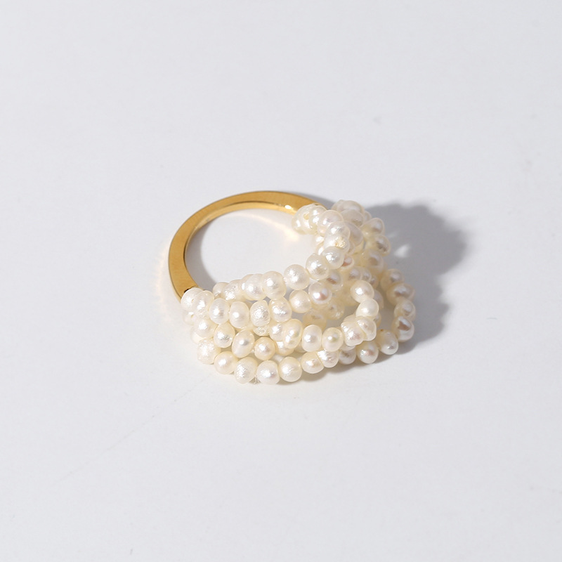 Layer Pearl Ring