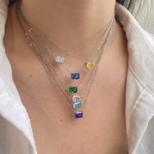 Elegant Ice Cut Necklace
