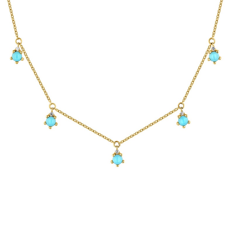 Synthetic Turquoise Necklace