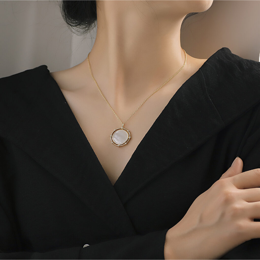 MOP Round Necklace