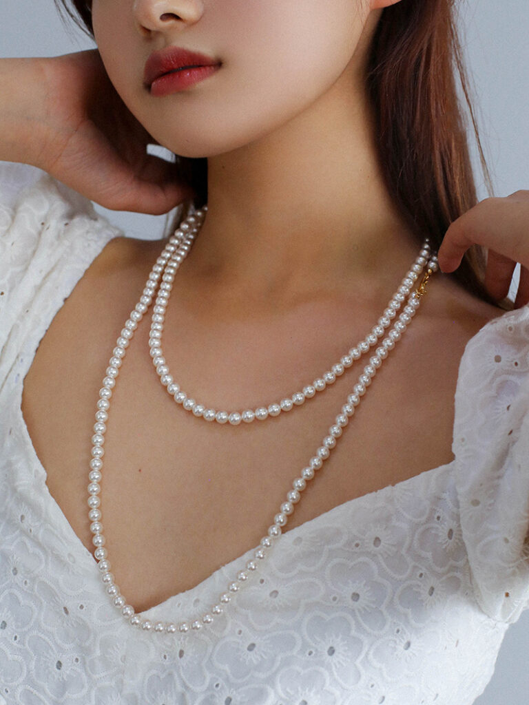 Long Pearl Necklace