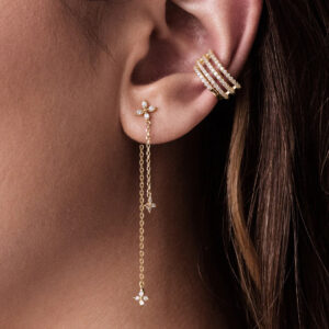 Flower Long Earrings