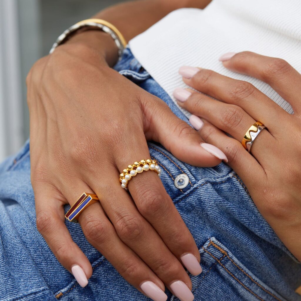 Ball Pearl Ring