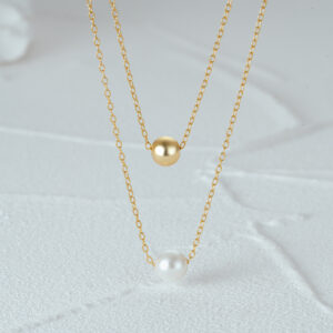 Ball Pearl Necklace