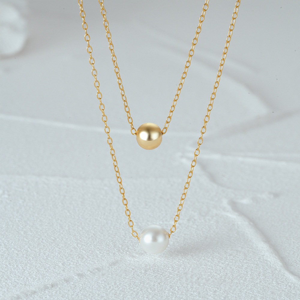 Ball Pearl Necklace