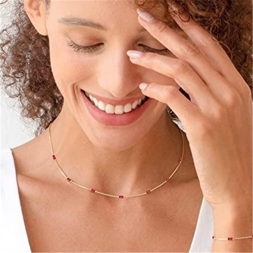Baguette Necklace